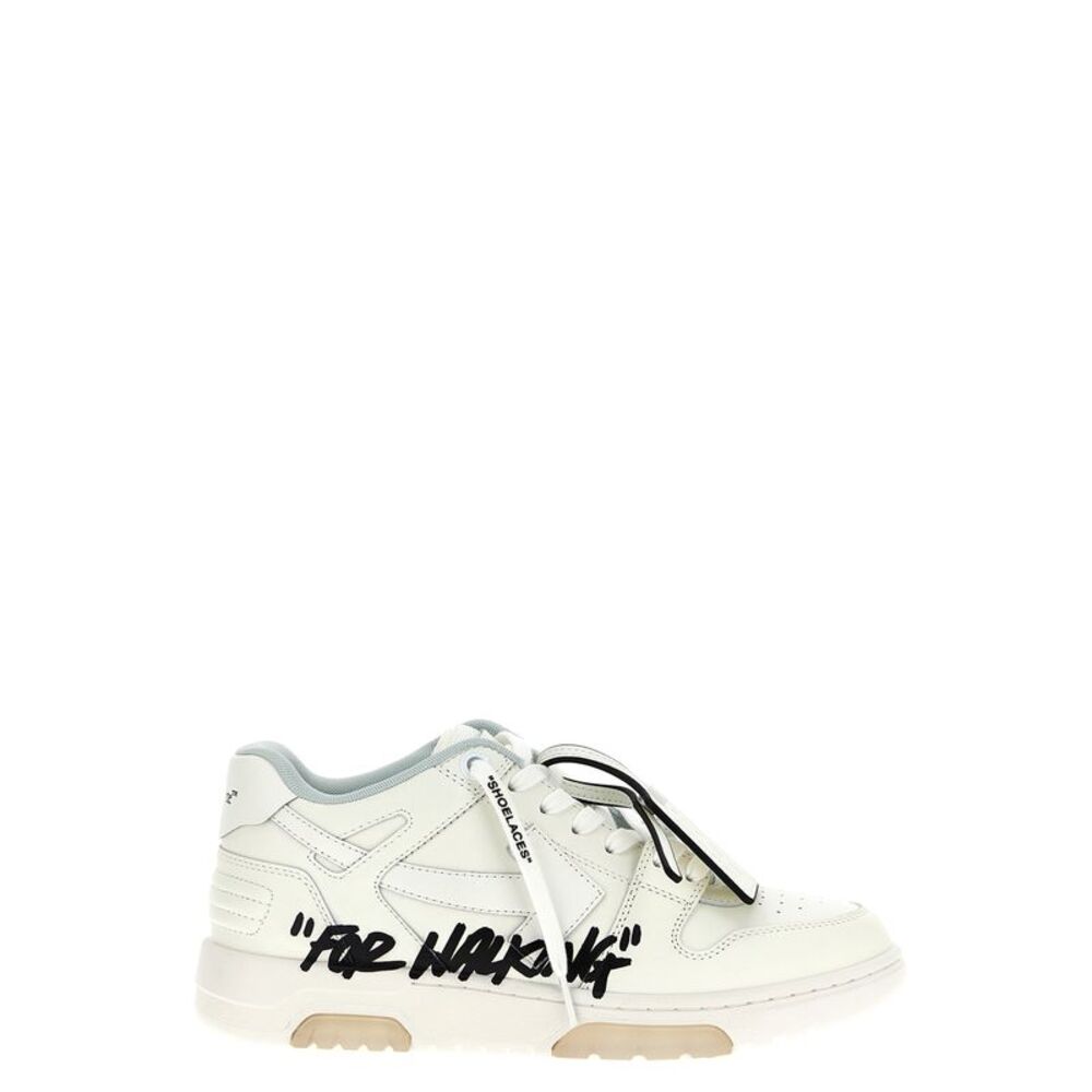 Off-White Bicolor Bovine Leather Men's Sneakers